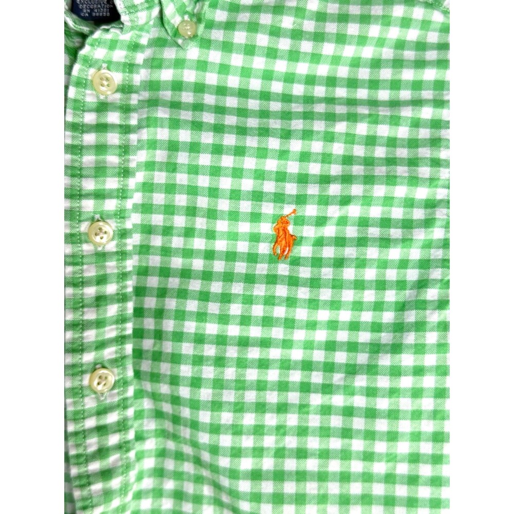 Ralph Lauren Button Front Long Sleeve Oxford M‎ 10/12 - Picture 3 of 4